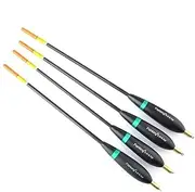 Fishing Floats Mixed Size Balsa Weight Bobber Cork Fir Float Vertical for Carp Durable Fishing Tackle Black 4