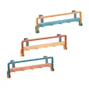 3 Pcs Hanging Hook Rack Door over The Hangers Wall Mounted Towel