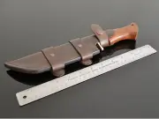 Custom Handmade Fixed Blade Horizontal Genuine Leather Knife Sheath
