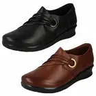 Ladies Clarks Smart/Casual Wedge Heeled Shoes Hope Shine