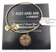 Authentic Alex & Ani BecauseI love you Granddaughter Rafaelian Gold A13EB07RG