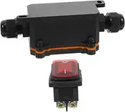 WOONEKY Easy Operation Switch Waterproof Outdoor Light Switch 12v-24v On/Off for Cord Button Safety