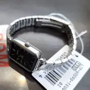 CASIO Round Square Black Metal Women's Watch Original New LTP-V009D-1E
