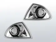 Mga tagapagpahiwatig sa harap for BMW 3 Series E46 1998-2001 Chrome KPBM11WS XIN