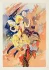 Pantomime : Jules Cheret : Art Deco : 1891 : Art Print