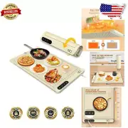 Graphene Food Warming Mat - 212°F Full Surface Heating, 6 Temperature Settings