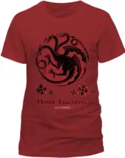 Game Of Thrones - House Targaryen T-Shirt. Medium. Licensed merchandise.