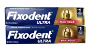 Fixodent ULTRA Denture CREAM 2.2oz ( 2 Pack )