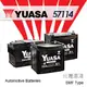 『加倍伏Voltplus』 YUASA 台灣湯淺〈57114 72AH〉紳寶SAAB 9-3 XWD / Convertible 電瓶適用-台北三重電池