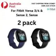 Fitbit Versa 3 4 Sense 2 Watch Strap Replacement Soft Silicone Sports Wrist Band
