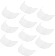 [Ipetboom] 10Pcs Hat Shaper Inserts Replacement Plastic Support Liners for Sports Caps and Visor Hats Lightweight and Practical Accessories for Caps White
