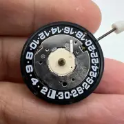 Swiss Made ISA8176A Quartz Watch Movement Black Dial 8176-1990