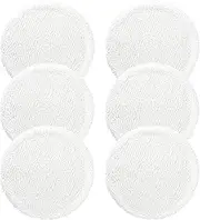[LTWHOME] 7.8 Inch Soft Mop Pads Fit for Bissell Spinwave 2039 Series 2039A 2124 (Pack of 6)
