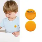 Anti-scratch Tracker Case Silicone Hidden Brooch Pin for AirTag Kids