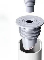 QruiLanTu Washing Machine Drain Hose Seal,Anti-Odor Floor Drain Plug，Sewer Pipe Seal Ring Sealing Cover，Floor Drain Backflow Preventer，Silicone Anti-Odor Floor Drain Sewer Deodorant Cover（45-50mm）