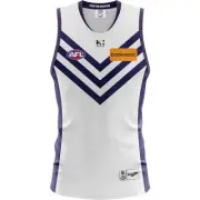 Fremantle Dockers 2025 AFL SEKEM Mens Clash Guernsey | White by Sporting House