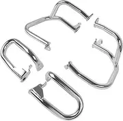 For H&onda For Goldwing 1800 For GL1800 GL1800A 2001-2017 Motorcycle Highway Engine Guard Crash Tank Bars Bumper Stunt Cage Protector Motorbike Frames(A set chrome)