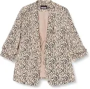[PIECES] PCBOSELLA Female Blazer, Black/AOP: Check, X-Small