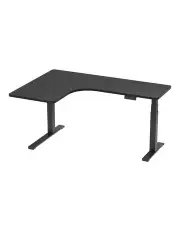 Artiss Standing Desks L-shape 160CM Black