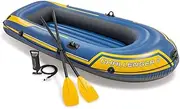 Kayak, Inflatable Kayak 2 Persons 236Cm * 114Cm * 41Cm, Outdoor Recreational Sea Inflatable Boat and Canoe with Boat Paddle and Air Pump