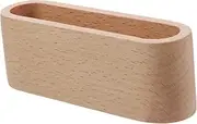 Wooden Business Card Holder Office Accessory for Organizing Name Cards Sturdy Design for Longtime Use for Professional Networking and Desk Display Beech