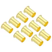 30pcs 9mm Tube OD Brass Compression Sleeves Ferrules Brass Ferrule Fitting
