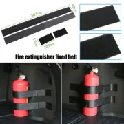 4Pcs Black Nylon+ ABS 60cm Car Trunk Organizer Fixing Belt Storage Bag Tapes (for: Volvo)