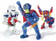 Bloco Build Your Own Superhero 3D Figure Interlocking Foam Building Block Set