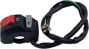 Motorcycle Switch Universal 7/8" Handlebars Fog Hedlight Horn Start Kill Switch ON Off Button 12V for ATV Scooters Snowmobile