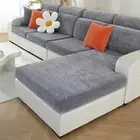 Chaise Cushion Cover for Sectional Sofa, Softer Chenille Sofa Cover for L Sha...