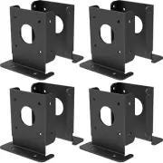 8 pcs Adjustable Wood Fence Pergola Post Base Brackets Fit 4x4 Post,Heavy Dut...