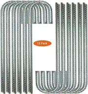 12Pack 12" Rebar Garden Tent Stakes Pegs Heavy Steel Metal Anchor Picnic Camping