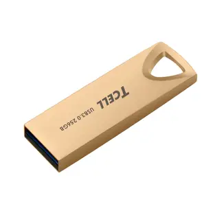 TCELL 冠元-USB3.0 256GB 浮世繪鋅合金隨身碟錦金