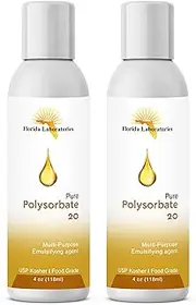 2 Bottles 4 oz Polysorbate 20 Food Grade Kosher