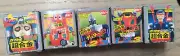 (5) 2002 Capsule Gashapon Popy Sentai and Chogokin CGA 13-17 Gaiking RoboCon