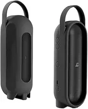 Protective Cover Carrying Silicone Case with Handle Compatible with Beats Pill Wireless Bluetooth Speaker (Black)