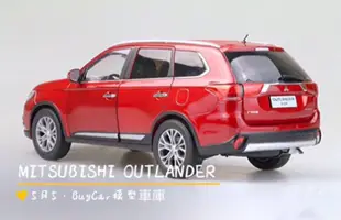 🙋🏻‍♂️BuyCar模型車庫 1:18 Mitsubishi Outlander 模型車 紅色 2017年