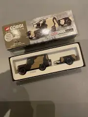 CORGI CLASSICS 07501 BRITISH ARMY LAND ROVER AND 2 WHEEL TRAILER