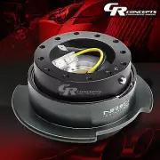 NRG UNIVERSAL STEERING WHEEL QUICK RELEASE ADAPTOR GEN 2.5 BLACK CHROME RING