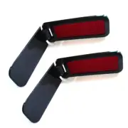 2 Mini Lint Brush Folding Travel Purse Pet Hair Fabric Remover Dust Office