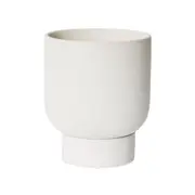 [James Lane] Daylen Pot with Saucer White
