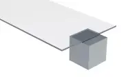 Acrylic Cast Plexiglass Sheet, Clear 4.5MM 3/16" Thick, 12" W x 36" L