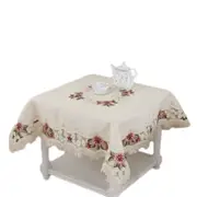 Catzon Floral Printed Resistant Tablecloth For Restaurant-Square