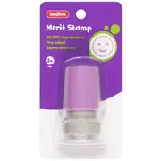 Kadink Merit Stamp Purple Smiley Face
