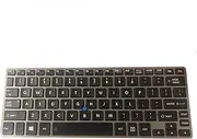 Laptop Keyboard for Toshiba for Tecra Z40-A Z40-A-173 Z40-A-18Q Z40-A-18R Z40-A-18T Z40-A-19K Z40-A-1DP Z40-A-110 English US Black with Gold Frame with Backlit&Pointing New