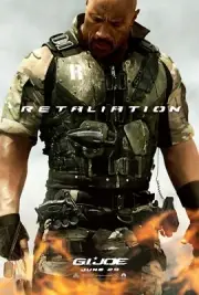 G.I Joe Retaliation movie poster : Dwayne Johnson poster : 11 x 17 inches