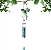 Parrot Chimes for Wind Chime CARAKEET | Outdoor Home Garden Wind Chimes Ornaments | Metal Cute Decorating Ornament Decorative Ornament Decorating for Patio Lawn Yard