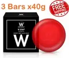 SOAP W White Wink Red Deep Cleansing Acne Reduce Pimples Wrinkles Skin 40g X3