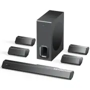 Hiwill D71W Dolby 7.1CH Soundbar Surround Sound System bluetooth Soundbar 8 Drivers 3D Surround Sound Powerful Bass 3EQ