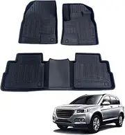 TPE All Weather Floor Mats Carpets Front Rear Set Perfect with RHD Haval H6 GT Hybrid 2021-2024
